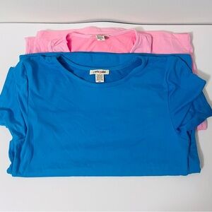 Capella Apparel Summer Spring Blue and Pink Dress Plus Sizes 2XL New